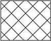 Stainless Steel 6x6 Tile diagonally symetric