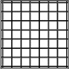 Stainless Steel 4x4 Tiles Symetrically Centered on an Individual Tile