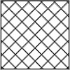 Stainless Steel 4x4 Tiles Diagonally Symetric