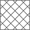 Stainless Steel 6x6 Tiles Diagonally Symetric