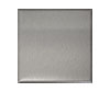 6 in. x 6 in. Brushed Aluminum Tile Fiberock Backing