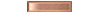 1 in. x 4 in. 110 Copper Tile #4 Brushed Finish (Horizontal) Fiberock Backing