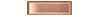 1 1/4 in. x 4 in. 110 Copper Tile #4 Brushed Finish (Horizontal) Fiberock Backing