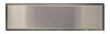 2 1/4 in. x 8 in. Stainless Steel Brick Tile #4 Brushed Finish (Horizontal) Fiberock Backing