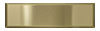 2 1/4 in. x 8 in. Stainless Steel Tile #4 Brushed Brass Finish (Horizontal) Fiberock Backing