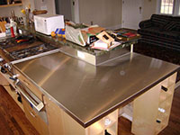 Stainless Steel c-top/island